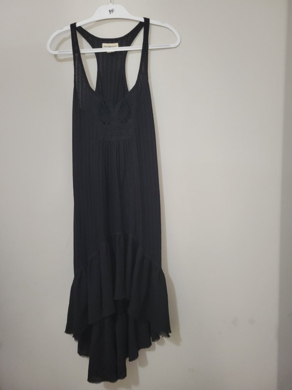 Denim & Supply Ralph Lauren Black Racerback High Low Maxi Dress XS